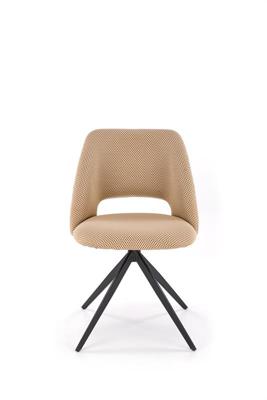 Стул Halmar Стул кухонный Halmar K546 (бежевый/черный) арт. V-CH-K/546-KR-BEZOWY