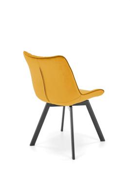 Стул Halmar Стул кухонный Halmar K520 (горчичный/черный) арт. V-CH-K/520-KR-MUSZTARDOWY