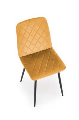 Стул Halmar Стул кухонный Halmar K525 (горчичный/черный) арт. V-CH-K/525-KR-MUSZTARDOWY