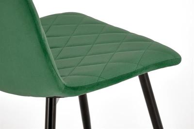 Стул Halmar Стул кухонный Halmar K525 (зеленый/черный) арт. V-CH-K/525-KR-C.ZIELONY