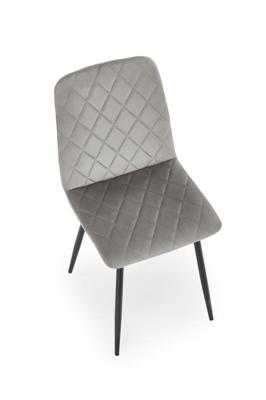 Стул Halmar Стул кухонный Halmar K525 (серый/черный) арт. V-CH-K/525-KR-POPIELATY