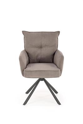 Стул Halmar Стул кухонный Halmar K528 (серый/черный) арт. V-CH-K/528-KR-POPIELATY
