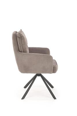 Стул Halmar Стул кухонный Halmar K528 (серый/черный) арт. V-CH-K/528-KR-POPIELATY