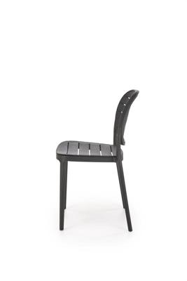 Стул Halmar Стул кухонный Halmar K529 (черный/черный) арт. V-CH-K/529-KR-CZARNY