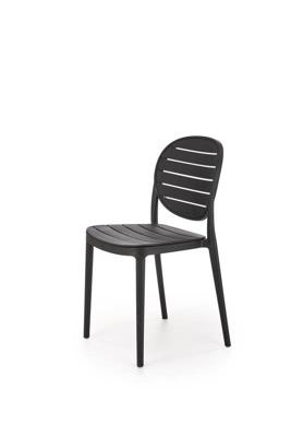 Стул Halmar Стул кухонный Halmar K529 (черный/черный) арт. V-CH-K/529-KR-CZARNY