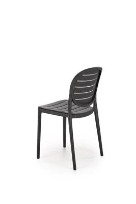 Стул Halmar Стул кухонный Halmar K529 (черный/черный) арт. V-CH-K/529-KR-CZARNY