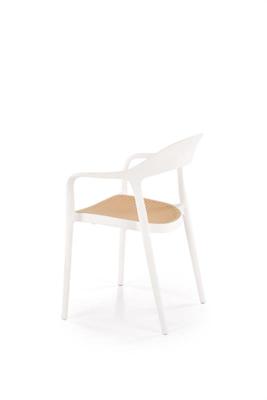 Стул Halmar Стул HALMAR K530 белый/натуральный арт. V-CH-K/530-KR-BIALY