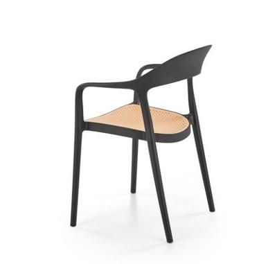 Стул Halmar Стул HALMAR K530 черный/натуральный арт. V-CH-K/530-KR-CZARNY