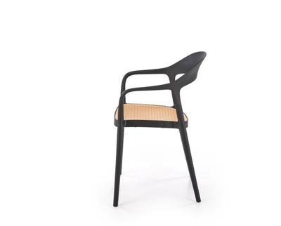 Стул Halmar Стул HALMAR K530 черный/натуральный арт. V-CH-K/530-KR-CZARNY