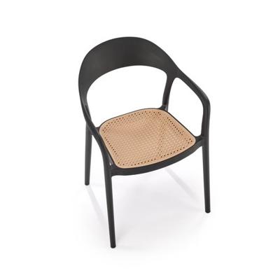 Стул Halmar Стул HALMAR K530 черный/натуральный арт. V-CH-K/530-KR-CZARNY