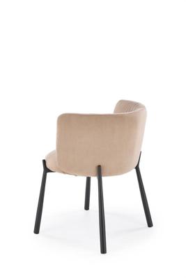 Стул Halmar Стул кухонный Halmar K531 (бежевый/черный) арт. V-CH-K/531-KR-BEZOWY