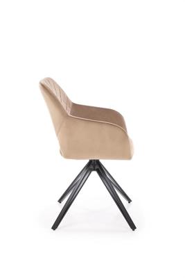 Стул Halmar Стул кухонный Halmar K535 (бежевый/черный) арт. V-CH-K/535-KR-BEZOWY