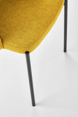 Стул Halmar Стул кухонный Halmar K373 (горчичный/черный) арт. V-CH-K/373-KR-MUSZTARDOWY