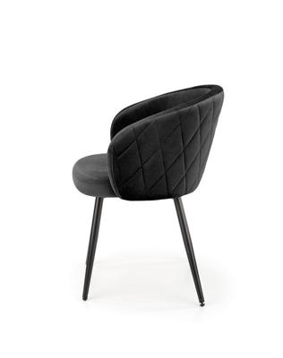 Стул Halmar Стул кухонный Halmar K430 (черный/черный) арт. V-CH-K/430-KR-CZARNY