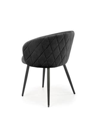 Стул Halmar Стул кухонный Halmar K430 (черный/черный) арт. V-CH-K/430-KR-CZARNY