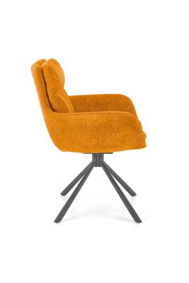 Стул Halmar Стул HALMAR K495 горчичный/черный, поворотный арт. V-CH-K/495-KR-MUSZTARDOWY