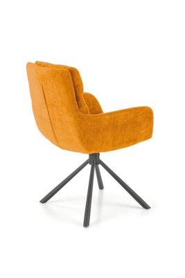 Стул Halmar Стул HALMAR K495 горчичный/черный, поворотный арт. V-CH-K/495-KR-MUSZTARDOWY