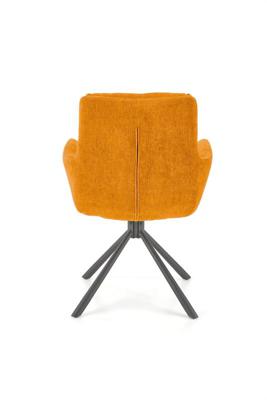 Стул Halmar Стул HALMAR K495 горчичный/черный, поворотный арт. V-CH-K/495-KR-MUSZTARDOWY