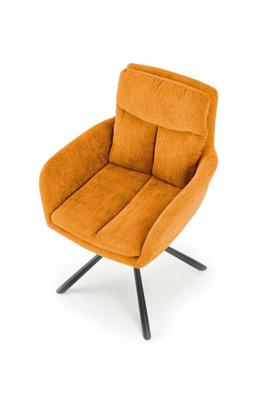 Стул Halmar Стул HALMAR K495 горчичный/черный, поворотный арт. V-CH-K/495-KR-MUSZTARDOWY