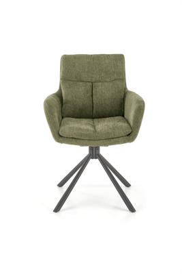 Стул Halmar Стул HALMAR K495 оливковый/черный, поворотный арт. V-CH-K/495-KR-OLIWKOWY