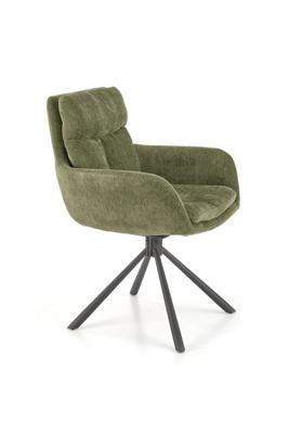 Стул Halmar Стул HALMAR K495 оливковый/черный, поворотный арт. V-CH-K/495-KR-OLIWKOWY