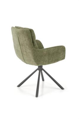 Стул Halmar Стул HALMAR K495 оливковый/черный, поворотный арт. V-CH-K/495-KR-OLIWKOWY