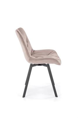 Стул Halmar Стул HALMAR K519 бежевый/черный, поворотный арт. V-CH-K/519-KR-BEZOWY