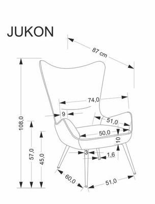 Кресло Halmar Кресло HALMAR JUKON кремовый арт. V-CH-JUKON-FOT-KREMOWY