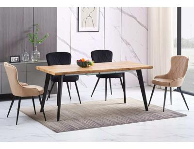 Стул Signal Стул SIGNAL LOTUS Velvet Bluvel 28 бежевый/черный арт. LOTUSVCBE