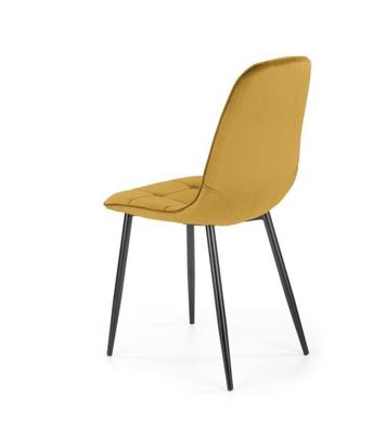 Стул Halmar Стул HALMAR K417 горчичный/черный арт. V-CH-K/417-KR-MUSZTARDOWY