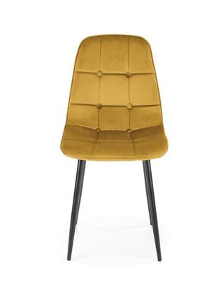 Стул Halmar Стул HALMAR K417 горчичный/черный арт. V-CH-K/417-KR-MUSZTARDOWY