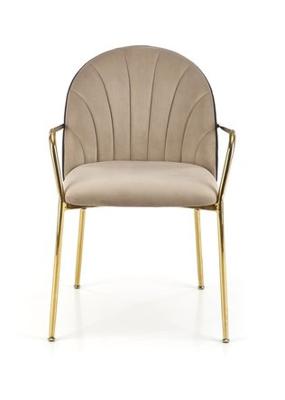 Стул Halmar Стул кухонный Halmar K500 (бежевый/черный) арт. V-CH-K/500-KR