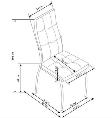 Стул Halmar Стул кухонный Halmar K416 (бежевый) арт. V-CH-K/416-KR-BEZOWY