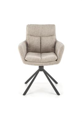 Стул Halmar Стул HALMAR K495 бежевый/черный, поворотный арт. V-CH-K/495-KR-BEZOWY