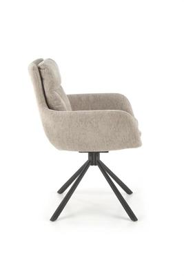 Стул Halmar Стул HALMAR K495 бежевый/черный, поворотный арт. V-CH-K/495-KR-BEZOWY