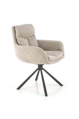 Стул Halmar Стул HALMAR K495 бежевый/черный, поворотный арт. V-CH-K/495-KR-BEZOWY