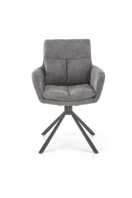 Стул Halmar Стул HALMAR K495 серый/черный, поворотный арт. V-CH-K/495-KR-POPIELATY