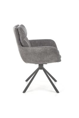Стул Halmar Стул HALMAR K495 серый/черный, поворотный арт. V-CH-K/495-KR-POPIELATY