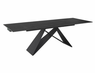 Стол Signal Стол обеденный SIGNAL WESTIN Ceramic Sahara Noir черный/черный мат 160-240/90 арт. WESTINCCC160