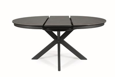 Стол Signal Стол обеденный Signal PORTO Ceramic 120 раскладной (темно-серый мрамор/черный мат) арт. PORTOCC120