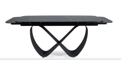 Стол Signal Стол обеденный SIGNAL INFINITY Ceramic Azario black черный/черный мат 160-240/95 арт. INFINITYCBC160