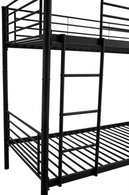 Кровать Halmar Кровать HALMAR BUNKY 90 двухъярусная, черный арт. V-CH-BUNKY-LOZ-CZARNY