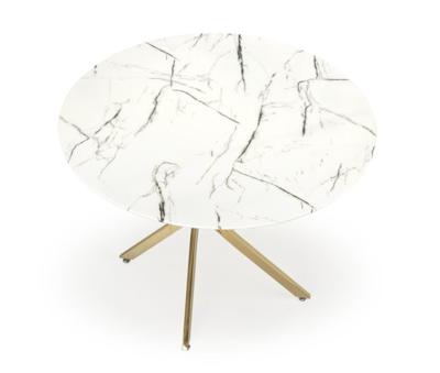 Стол Halmar Стол обеденный Halmar RAYMOND 2 (белый мрамор/золотой) арт. V-CH-RAYMOND_2-ST-BIALY_ZLOTY