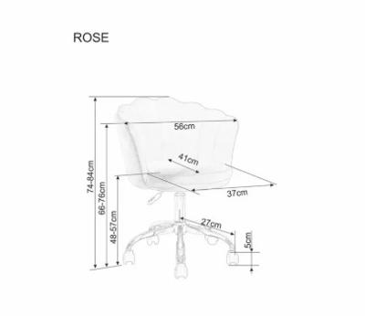 Кресло компьютерное Signal Кресло компьютерное SIGNAL ROSE Bluvel 52 розовый арт. OBRROSEVRA