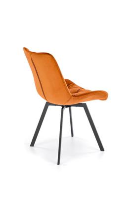 Стул Halmar Стул HALMAR K519 корица/черный, поворотный арт. V-CH-K/519-KR-CYNAMONOWY