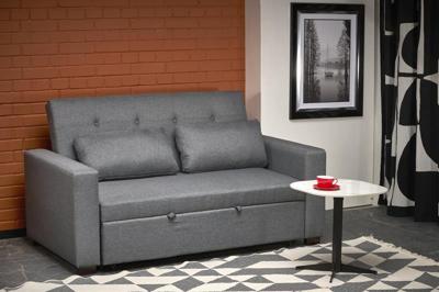 Кресло Halmar Диван HALMAR PAULINIO раскладной, серый арт. V-CH-PAULINIO-SOFA-POPIELATY