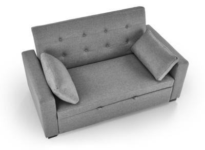 Кресло Halmar Диван HALMAR PAULINIO раскладной, серый арт. V-CH-PAULINIO-SOFA-POPIELATY