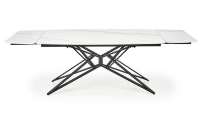 Стол Halmar Стол обеденный Halmar ALFREDO 160 (белый мрамор/черный) арт. V-CH-ALFREDO-ST