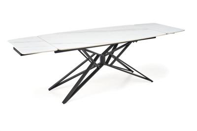 Стол Halmar Стол обеденный Halmar ALFREDO 160 (белый мрамор/черный) арт. V-CH-ALFREDO-ST