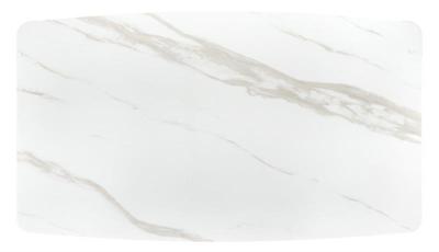 Стол Halmar Стол обеденный Halmar ALFREDO 160 (белый мрамор/черный) арт. V-CH-ALFREDO-ST